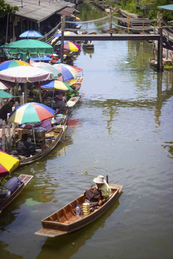 Amphawa floating market and lotus pond tour